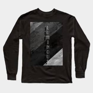 Gray abstract design Long Sleeve T-Shirt